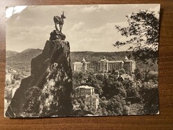 Karlovy Vary – Jelení skok, Imperial – nagy méretű (20,5 X 15 cm) képeslap (1960-as évek)
