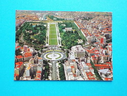 Képeslap (23) - Portugália - Lisszabon - VII. Eduard Park és a Szabadság sugárút 1970-es évek