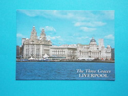 Képeslap (23) - Anglia - Liverpool - A "Három Grácia" 1990-es évek