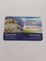 Puszta-Tel Kft. Makó kártyanaptár 2015