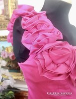 NewLook 36-os pink alkalmi, parti ruha, 98% pamut, bélés nélkül