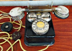Antik Standard Ericsson tárcsás telefon 1920-as évek