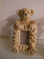 FÉNYKÉPTARTÓ - MACIS - KERÁMIA - 10 x 6 cm -  NÉMET  -  HIBÁTLAN