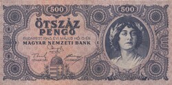 500  Pengő  1945    A képen látható állapotban