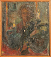 Szitás Erzsébet: Önarckép, 1965