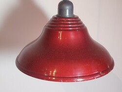Loft, Ipari stílusú bordó színű, festett fém mennyezeti lámpa ALKUDHATÓ