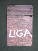 Kártyanaptár,LIGA szakszervezet,Budapest,1992  (2)