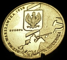 Lengyelország 2 Zloti, 2010 90. Évforduló - a Varsói csata E02F2