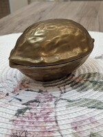 Csodaszép Réz Dió Formájú Diótörő.