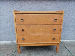 Mid century natúr komód és íróasztal egyben