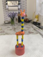 Összecsukló fa figura, zsiráf  eladó!