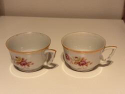 2 db régi Fischer Emil porcelán kávéscsésze eladó.