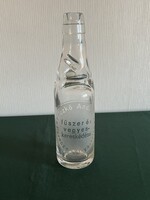 Ritka Perecesbánya-telep Foczkó Andrásné fűszer- és vegyes kereskedése krachedlis szódásüveg (U0095)