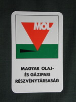 Kártyanaptár,MOL Magyar olaj és gázipari Rt,1993  (2)