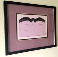 Keserű Ilona  "Lebegő 1980" című alkotás. Azonnal falra akaszható állapotban!