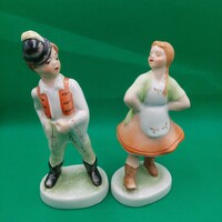 BŰV kerámia  Jancsi és Juliska figurák