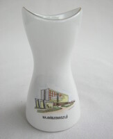 Aquincumi porcelán váza emlék Hajdúszoboszló