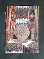 Kártyanaptár,Ukrajna,Pokuttya népművészeti termékek,1993  (2)