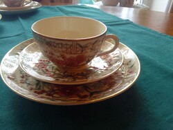 5 db Zsolnay perzsa mintás kávés szett kistányérral