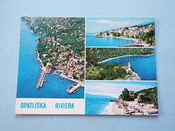 Képeslap (24) - Jugoszlávia (Horvátország) - Opatija mozaik 1970-es évek