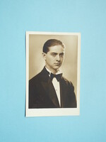 Képeslap fényképből (25) - Férfi portré 1940-es évek - Szipál Márton debreceni műhelyéből