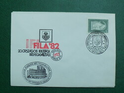 FDC 1982. FILA '82 - 20. Országos Ifjúsági Bélyegkiállítás Szolnok, Úttörőszövetség bélyeggel