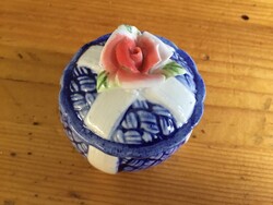 Kínai porcelán ékszertartó, hibátlan, új