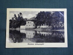 Képeslap,Zebegény,Sipőcz-villa látkép,részlet ,1955-