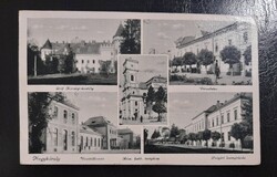 1944 Nagykároly-Carei Gróf Károlyi kastély-Városháza-Vasútállomás-Római katolikus templom-Polgári