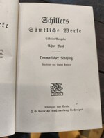 Friedrich Schiller összes műveinek (Schillers Sämtliche Werke) egy része, konkrétan a nyolcadik