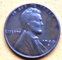 USA 1 cent 1940 S (ZU74)