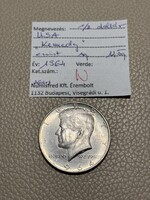 1964 USA Kennedy Half Dollar .900 ezüst érme, certifikációval