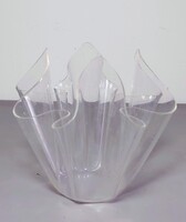 Guzzini  "Cartoccio" plexi tartó 1970; ALKUDHATÓ
