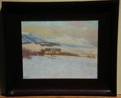 (K) Kern Péter (Peter Julius Kern)  (1881-1963) : Ház a Tátrában