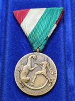 Szent György bronz érem