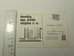 Retro régi reklám képeslap - Borlóy üreg és alvázvédelem