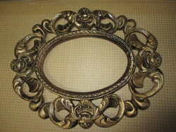 Képkeret bronzírozott 23cm.