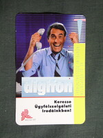 Kártyanaptár,MATÁV távközlés Rt. Pécs, digifon, férfi modell,1994 (2)