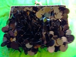 MINŐSÉGI BIJOUX TERNER Extravagáns női flitteres szuper csajos pénztárca 14 x 12 cm HIBÁTLAN
