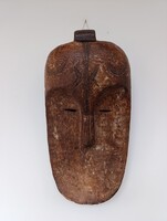 Antik afrikai nagy méretű maszk Fang népcsoport fa afrikanische Maske Gabon 761 D90 5968