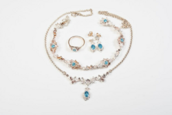 Ezüst szett csiszolt cirkóniával