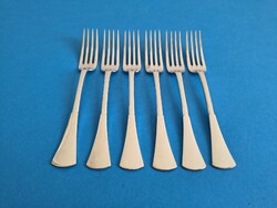 Ezüst 6 darab süteményes villa desszert villa angol fazon