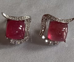 Valodi Rubin 925 Ezust Fülbevalò