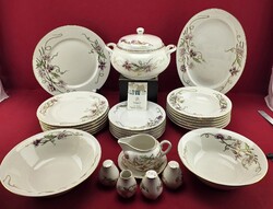 Zsolnay tavasz mintás 6 személyes étkészlet gyári dobozában