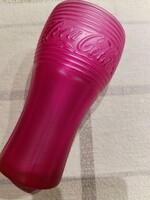 McDonald's - Coca Cola, üveg pohár - neon pink