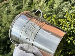 CHAMPAGNE CLUB - Moët & Chandon - Argit Paris Art Déco ezüstözött pezsgőhűtő 1920–30-as évek