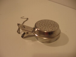 Retro rugós, csipeszes teatojás, teaszűrő