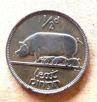 Írország 1/2 penny (pingin) 1942 (BN65)