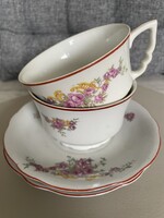 Zsolnay manó-füles teás csésze párban