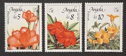 1990. Angola - Virágok sor **  (588.)